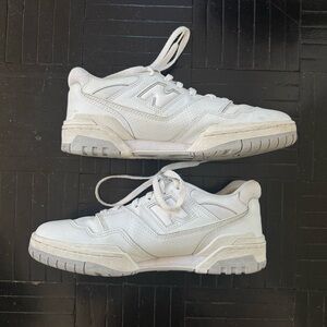 White New Balance 550 Sneakers